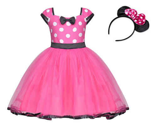 Ropa De Actuación Para El Día Del Niño, Vestido Minnie Gauze