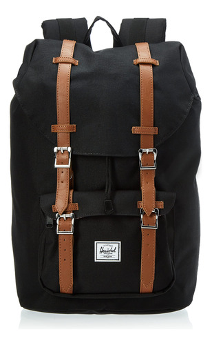 Herschel Little America - Mochila Para Laptop, Negro/tan Syn