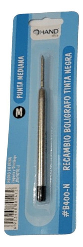 Hand Repuesto Boligrafo Negro - Azul Compatible Con Parker