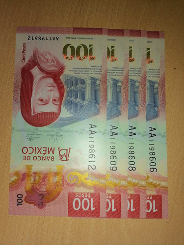 Billete De 100 Pesos Sor Juana