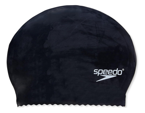 Gorro De Natación Unisex Speedo De Látex Speedo Negro, Talla