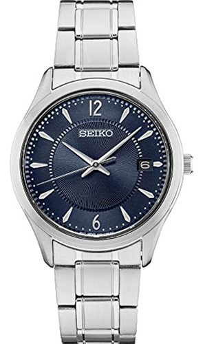 Reloj Seiko Essential Sur419 De Acero Inoxidable Con Esfera 