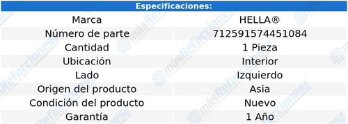 Calavera Int Izq Seat Cordoba 03-09 Hella
