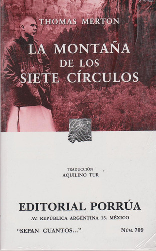 La Montaña De Los Siete Círculos, De Merton, Thomas. Editorial Porrúa México En Español
