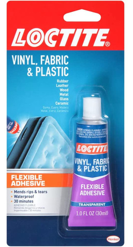 Seis Tubo Adhesivo Reparacion Plastico Vinilo Loctite Tela 1