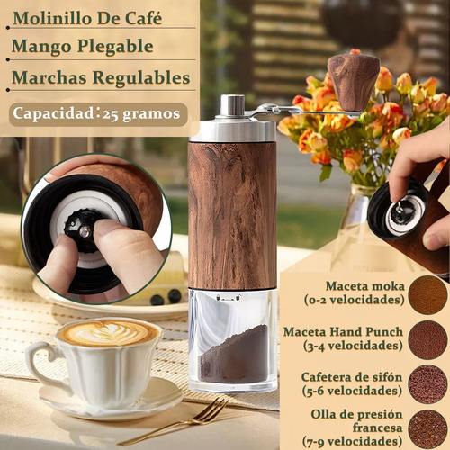 Juego Cafetera Manual Goteo Hervidor Molinillo 8 Pzs