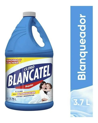 8 Pza Cloro Blancatel Regular 3.75 L