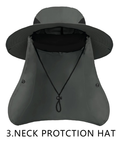 Sombrero Para Sol Hombre, Sombrero Con Protección Solar Uv