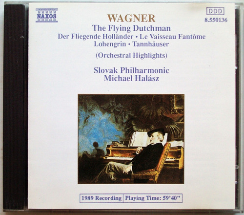 Wagner Oberturas Opera The Flying Dutchman Cd Naxos ( Cc ) 