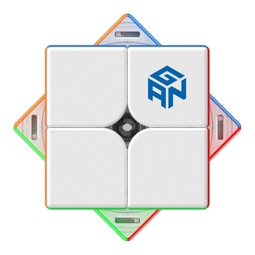 Cubo Rubik Gan 251 M 2x2 Leap Magnético Profesional Premiun