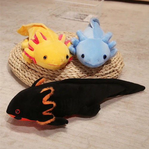 Colorido Juguete De Peluche Axolotl Que Simula Ambystoma