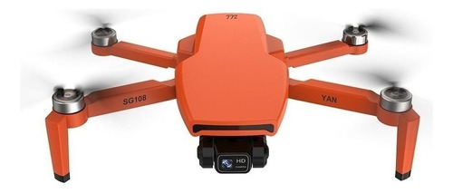 Drone ZLL SG108 con cámara 4K naranja 5GHz 1 batería