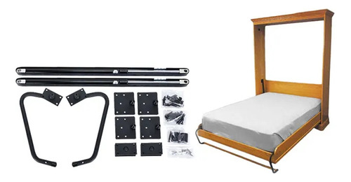 Set Para Cama Vertical De 2 Plazas Con Pistones