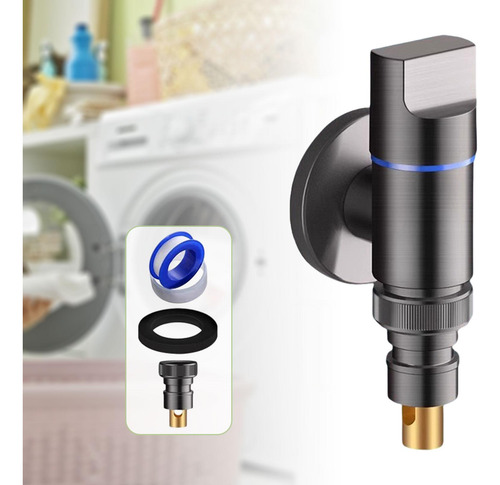 Washing Machine Faucet Watering Tap For Water Pipes Gray