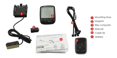 Odometro Velocímetro Para Bicicleta Con Luz De Fondo Noche