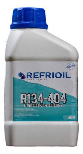 Aceite Para Equipos Frigoríficos R134 R404 X 1/2 Litro