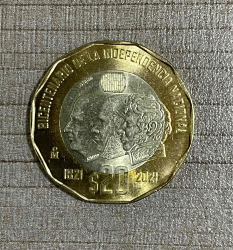 Moneda De 20 Pesos Del Bicentenario De La Independencia