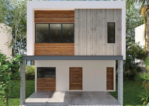 Casa Con Jardín Y Alberca Privada, Huayacan, Cancun.