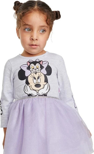 Vestido Corto Casual Niñas Disney Minnie Mouse 1157720