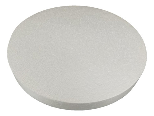 Circulo De Plumavit 35 Cm Diametro X 2 Cm De Espesor - 1 Uni