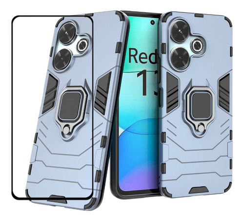 Funda Para Redmi 13 4g / Poco M6 4g + Cristal Templado 9d