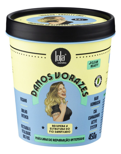 Máscara Lola Cosmetics Danos Vorazes 450g