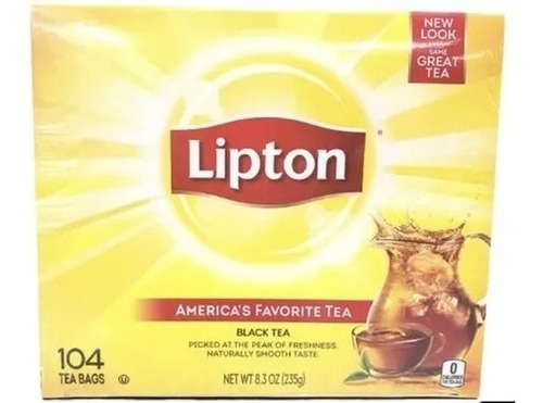 Lipton Te Negro Black Tea (104 Bolsas) 