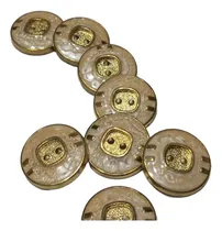 Comprar Antigua Casa De Botones Botones Natural Centro Dorado 18
