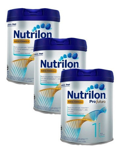 Nutrilon Profutura 1 De 800grs. Leche En Polvo. X 3 Latas