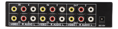 Selector De Sonido, Conmutador De 4 Vías, Conmutador Estéreo