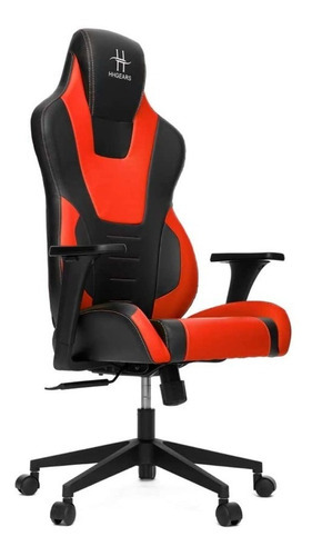 Silla Gamer Hhgears Xl300 Gaming Negro/rojo Xl300_br Color Rojo Material Del Tapizado Cuero Sintético