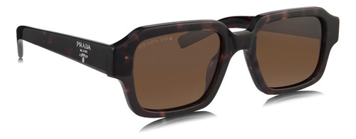 Prada Spr 02zs 2au-01d Square Shape Tortoise Polarized (Usado)
