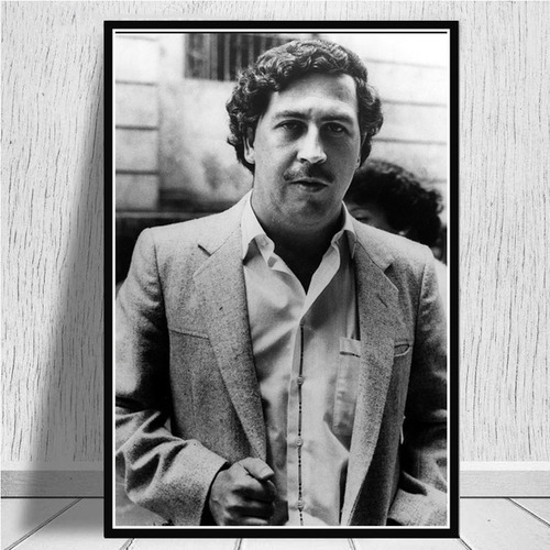 Cuadro Canvas Personalizado 35x50cm  Pablo Escobar Narco