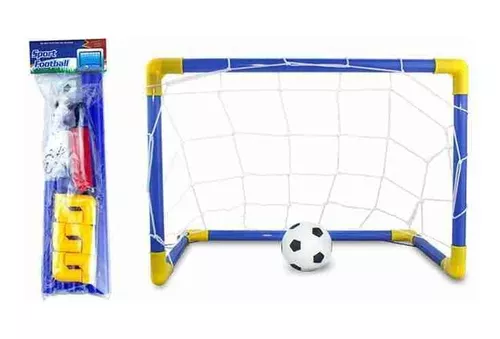 Kit Futebol Menino Gol Golzinho Mini Infantil Mini Trave Rede Bola fret  gratis