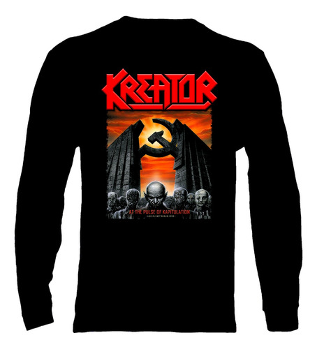 Polera Manga Larga Kreator - Ver 01 - At The Pulse Of Kapitu