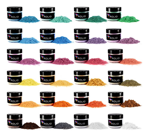 Kit Fabricacion De Jabon Rolio Mica Powder Pearlescent Color