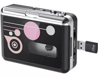 Cassette Player, Portable Usb Cassette To Mp3 Converter