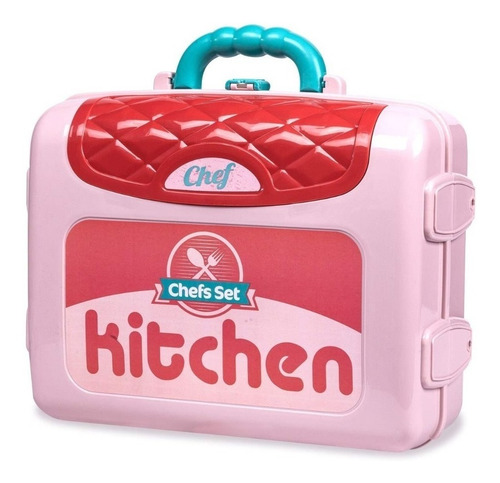 Cocina Maleta, Portátil De Niña 3 En 1 Kitchen 3-1