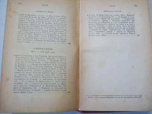 Historia De Napoleon - Desiré Lacroix - Garnier Paris Tomo 2 (Usado)