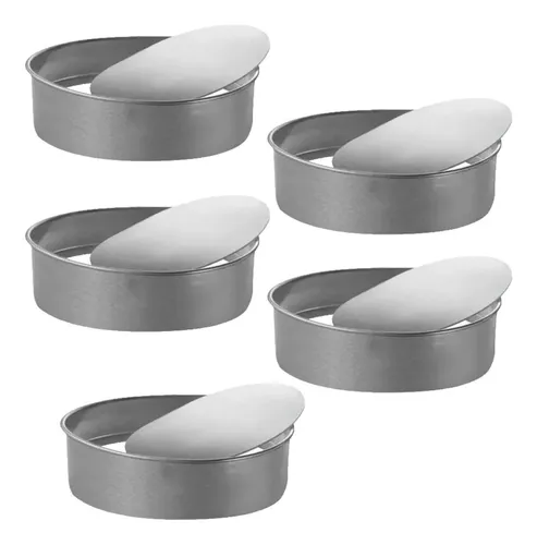comprar Set X 5 Tortera Alta Recta Aluminio Nº28 Desmontable 8cms