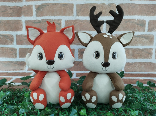 Bichinhos Em Feltro Floresta/bosque Encantado-kit 3 Unidades