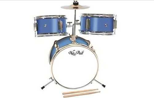 Bateria Infantil New Beat 3 Piezas Nbj-15 Varios Colores #