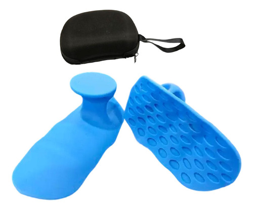 Arazos De Levantamiento De Pesas Grips De Gimnasio Azul