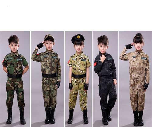Conjuntos Militares Del Ejército Para Niños Y Niñas, Trajes