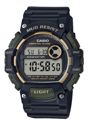 Reloj Casio Hombre Trt-110h Mud Resist 100 Mts Illuminator 