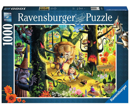 Rompecabezas Leones,tigres,osos,oh My! 1000pzs Ravensburger