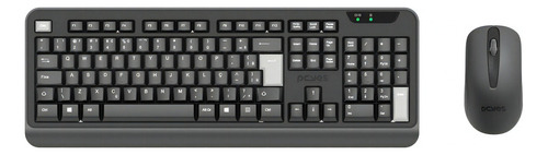 Combo Comfort Teclado S + Mouse Wireless Pcocwab Abnt2 Pcyes Cor do mouse Preto Cor do teclado Preto