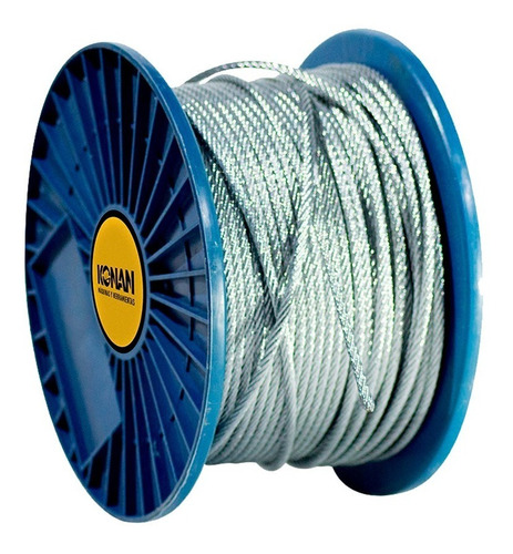 Cable De Acero Galvanizado 1x19 1,2mm 200 Mts Konan