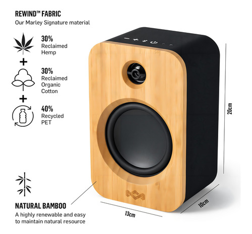 Parlantes Bluetooth Get Together Solo House Of Marley