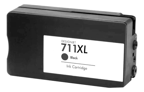 Cartucho Hp 711 Negro Original 80ml Cz133a Inyección Tinta